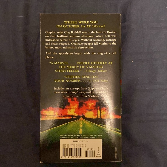 Cell by Stephen King - Paperback - Picture 2 of 4